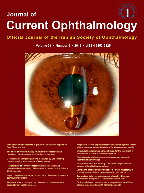 Go to journal home page - Journal of Current Ophthalmology